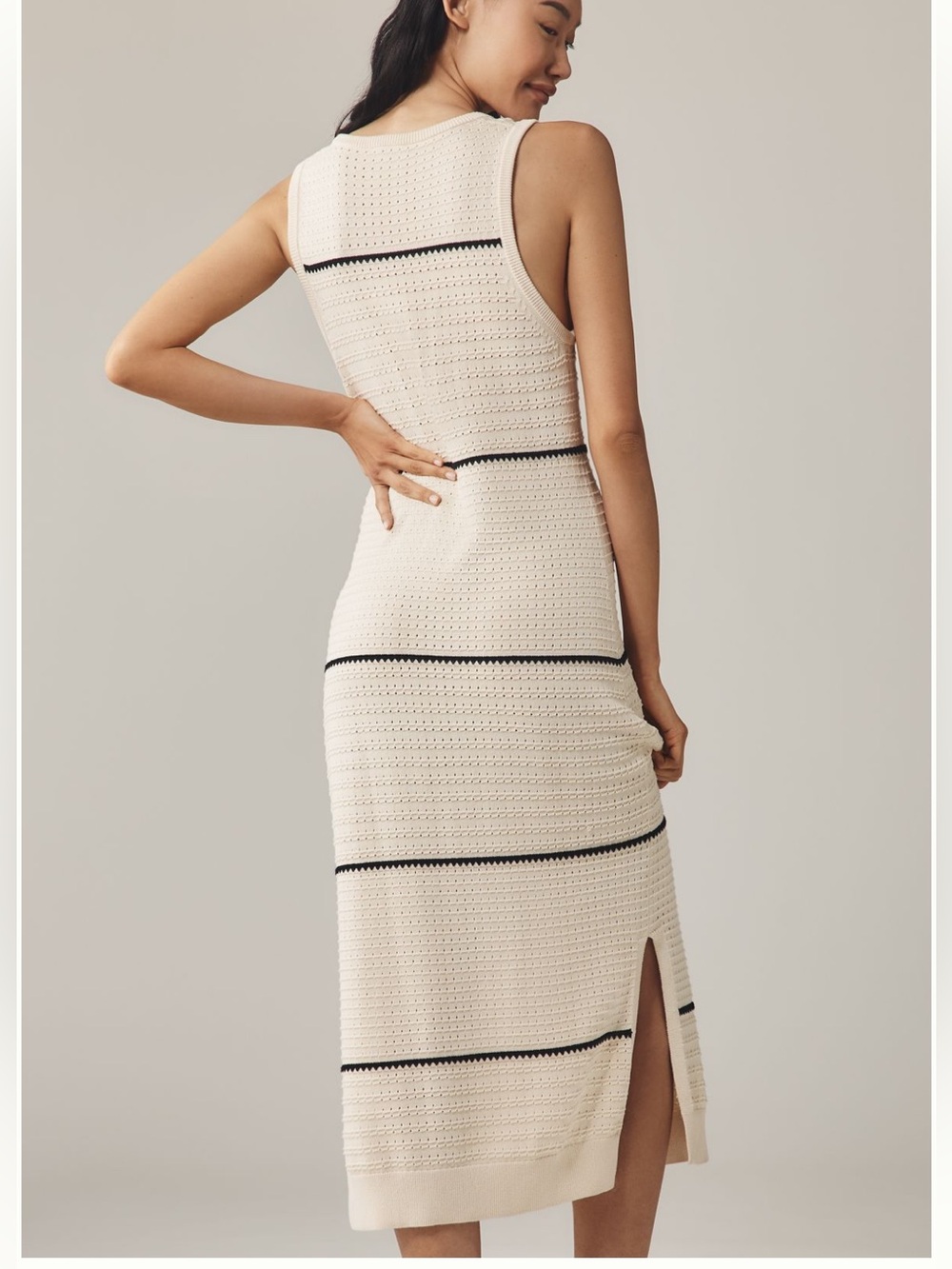 Varley Scott Scoop Neck Sleeveless Midi Dress, Anthropologie, Medium - Picture 2 of 8